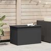 vidaXL Bo&icirc;te de Rangement Ext&eacute;rieure Noir 80 x 50,5 x 50 cm Acier