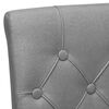 vidaXL Chaises &agrave; manger lot de 2 gris clair tissu