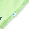Polo pour enfants vert fluo 140