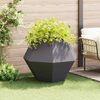 vidaXL Jardini&egrave;re Noir 100 x 100 x 80 cm Acier