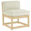 vidaXL Coussin Cr&egrave;me 70 x 40 x 12 cm Tissu Oxford