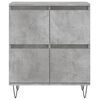 vidaXL Buffets 3 pcs gris b&eacute;ton bois d'ing&eacute;nierie