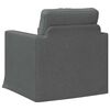 vidaXL Canap&eacute; Gris fonc&eacute;