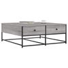 vidaXL Table basse sonoma gris 100x99x40 cm bois d'ing&eacute;nierie