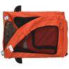 vidaXL Remorque de v&eacute;lo pour animaux de compagnie orange