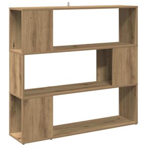 vidaXL Biblioth&egrave;que/S&eacute;parateur de pi&egrave;ce ch&ecirc;ne artisanal 100x24x94 cm