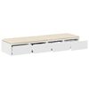 vidaXL Tiroirs de lit Blanc 120 x 36,5 x 16,5 cm Bois d'ing&eacute;nierie