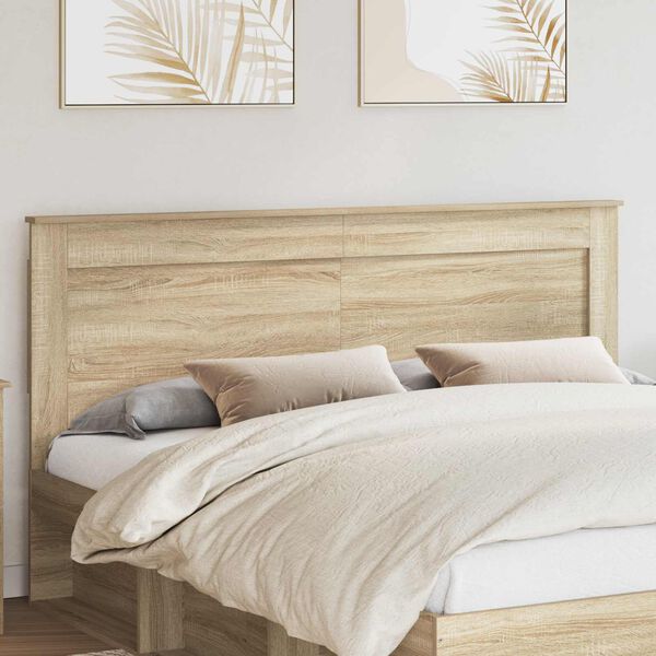 vidaXL T&ecirc;te de lit Ch&ecirc;ne Sonoma 180 cm Bois d'ing&eacute;nierie