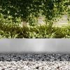 vidaXL Bordure de Pelouse 20 pcs Argent 100 x 0.05 x 20 cm