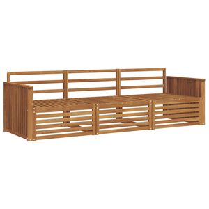 vidaXL Ensemble de canap&eacute;s d'ext&eacute;rieur 3 pc Naturel