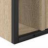 vidaXL Ensemble de mobilier de salle de bain 3 pcs Ch&ecirc;ne Sonoma