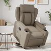 vidaXL Fauteuil inclinable Cappuccino Similicuir