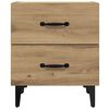 vidaXL Armoire de lit avec tiroir Ch&ecirc;ne artisanal 40 x 35 x 47,5 cm