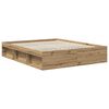 vidaXL Cadre de lit Ch&ecirc;ne artisan 160 x 200 cm Pin massif