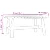 vidaXL Ensemble de salon de jardin 4 pcs bois massif d'&eacute;pic&eacute;a