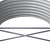 vidaXL Lit sur&eacute;lev&eacute; de jardin Acier galvanis&eacute; 512x80x36 cm gris