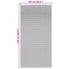 VidaXL Rideau anti-insectes imprim&eacute; palmier 100x220 cm bambou