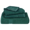 vidaXL Serviettes de bain 4 pcs vert 100x150 cm 360 g/m&sup2; 100% coton