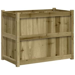 vidaXL Jardini&egrave;re 90x50x70 cm bois de pin impr&eacute;gn&eacute;