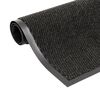 vidaXL Paillassons rectangulaires 2 pcs 120 x 180 cm Noir