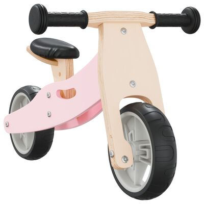 vidaXL Vélo d'équilibre pour enfants 2-in-1 rose