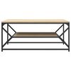 vidaXL Table basse Ch&ecirc;ne Sonoma 90 x 50 x 40 cm