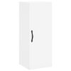 vidaXL Buffet haut Blanc 34,5x34x180 cm Bois d'ing&eacute;nierie