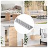 vidaXL Tige filet&eacute;e 800 pcs Argent&eacute; Acier