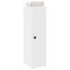 vidaXL Meuble de salle de bain avec porte-rouleau blanc 20,5x22x72 cm