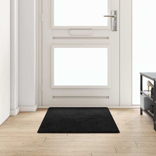 vidaXL Tapis Couloir Noir 80 x 150 cm