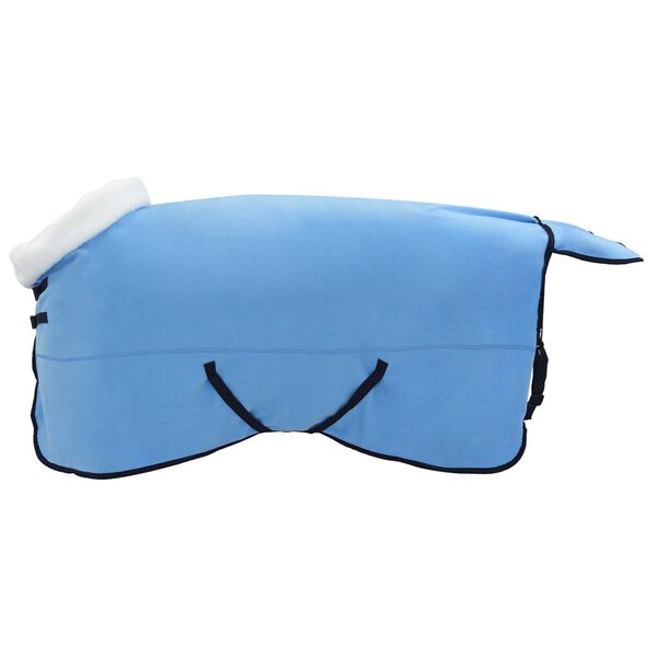 vidaXL Couverture &Eacute;quine Aqua Complet 165 cm Fleece polaire