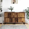 vidaXL Buffet 2 pcs Bois ancien 60 x 35 x 70 cm