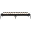 vidaXL Cadre de lit sans matelas noir 140x190 cm