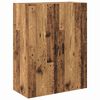 vidaXL Haut Armoire 2 pcs Bois Ancien Bois d'ing&eacute;nierie