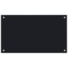 vidaXL Dosserets de cuisine 2 pcs noir 70x50 cm verre tremp&eacute;