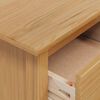 vidaXL Cabinet de chevet avec tiroir Hill Marron miel 46 x 35 x 65 cm