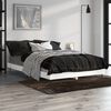 vidaXL Cadre de lit sans matelas blanc 120x190 cm bois d'ing&eacute;nierie