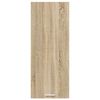 vidaXL Armoire suspendue avec stockage Ch&ecirc;ne Sonoma 40 x 31 x 100 cm