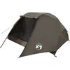 vidaXL Tente de p&ecirc;che 5 personnes marron imperm&eacute;able