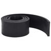 vidaXL Bordure en caoutchouc de chasse-neige noir 180x8x1 cm
