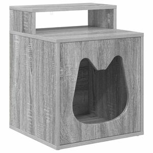 vidaXL Maison pour chat Sonoma gris 42,5 x 40 x 53,5 cm