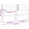 vidaXL T&ecirc;te de lit capitonn&eacute;e Taupe 160 cm Pin massif