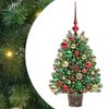 vidaXL Sapin de No&euml;l artificiel avec 150 LED Vert 75 cm PE et PVC
