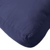 vidaXL Coussin de palette bleu marine 60x61,5x10 cm tissu