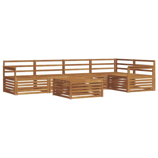 vidaXL Ensemble de canap&eacute;s d'ext&eacute;rieur 6 pcs Naturel