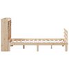 vidaXL Lit biblioth&egrave;que sans matelas 135x190 cm bois de pin massif