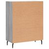 vidaXL Buffet sonoma gris 69,5x34x90 cm bois d'ing&eacute;nierie