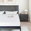 vidaXL Matelas Blanc et Bleu 180 x 200 cm Tissu jacquard