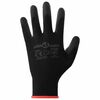 vidaXL Gants de Travail 12 pcs Noir 7 / S Polyester