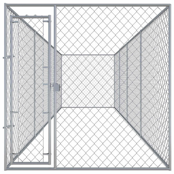 vidaXL Chenil d'ext&eacute;rieur pour chiens 760x192x185 cm